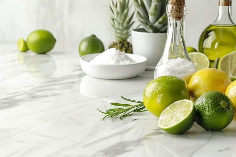 Création de l'émulsion de citron vert